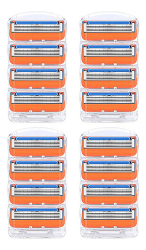 16 Cuchillas Repuesto Afeitadora De Hombre Gillette Fusion 5