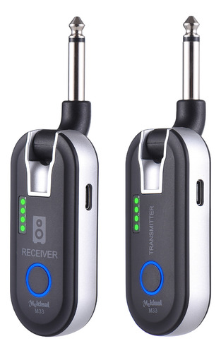 Sistema Inalámbrico Transmisor Y Receptor De Guitarra De 2,4
