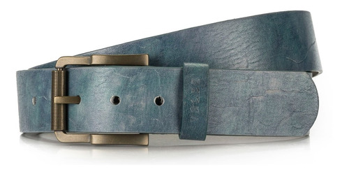 Cinturón Unifaz Ópalo De Cuero Para Hombre Hebilla Vintage V