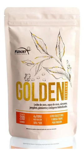Golden Milk Cúrcuma Marca Funat - g a $210