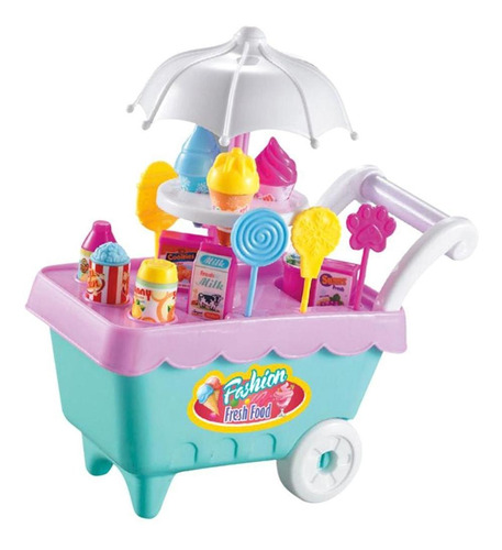 Juguete De Imitación Tienda De Helados Con Luces