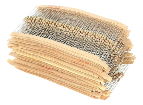 Carbon Resistors Kit 1/4w 1500pcs 51r~10m