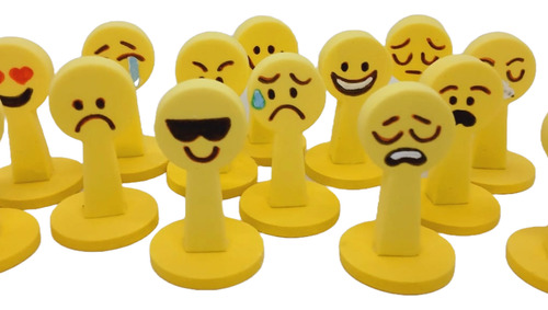 Kit Emojis Terapêutico Eva 14 Bonecos Constelação Familiar