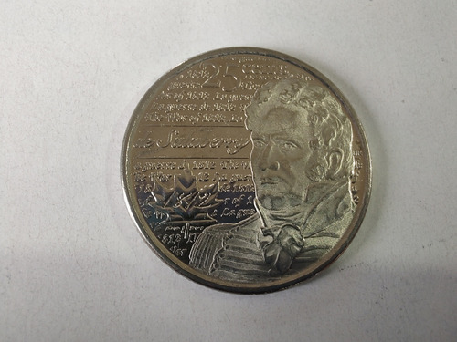 Moneda Canadá 25 Cents 2013 Salaverry Y La Reina (x1190
