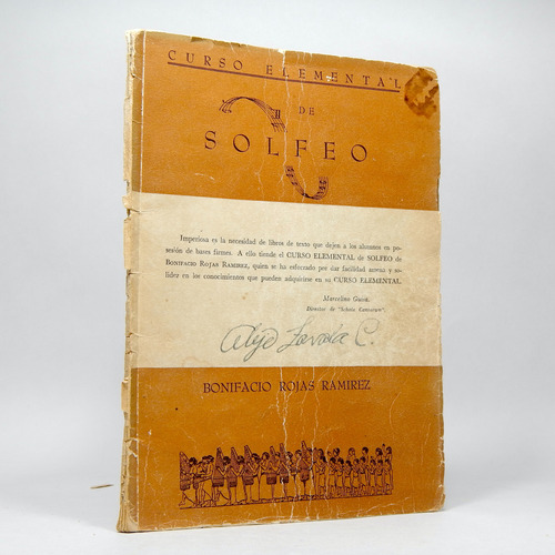 Curso Elemental De Solfeo Bonifacio Rojas Ramirez 1956 K2