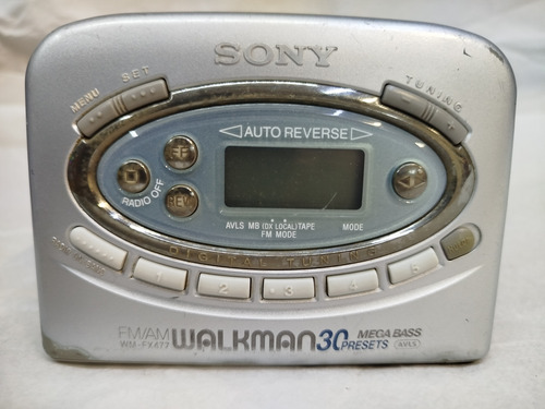 Walkman Sony Digital Autoreversible Wm-fx477 Usado (Usado)