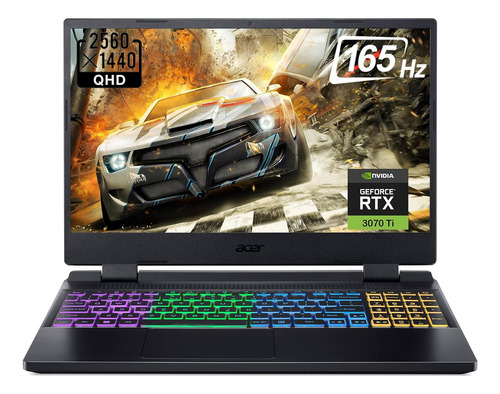 Laptop Gamer Acer Nitro 5 15.6'' Qhd R7 Rtx 3070ti 32gb 1tb