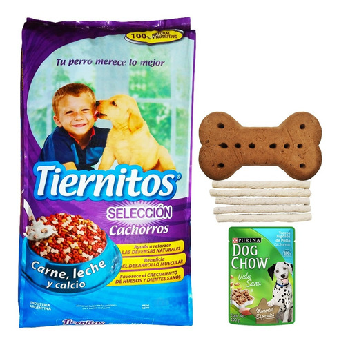 Alimento Perro Tiernitos Cachorro 25 Kg + Regalo + Envío