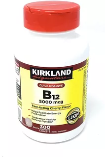 Vitamina B12 Kirkland 5000mg 300 Unidades Garantia Sellado