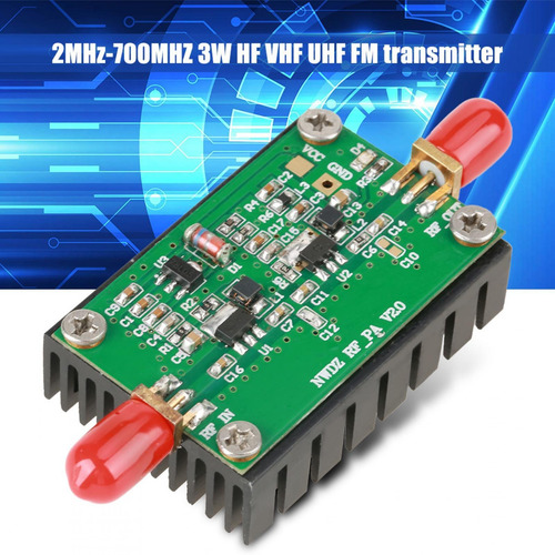 2mhz-700mhz 3w Hf Vhf Uhf Transmisor De Fm Amplificador De P