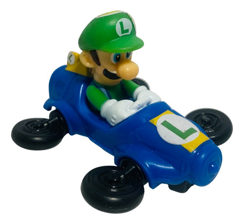 Muñeco Luigi Colección Mario Kart 8 Mcdonalds 2024 (Usado)