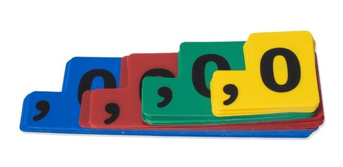 Imagem 2 de 4 de Fichas Sobrepostas 2 Em 1 - Numeral E Decimal - Aluno - Mmp