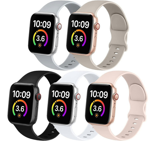 5  Orreas Deportivas Para Apple Watch. 42mm/44mm/45mm