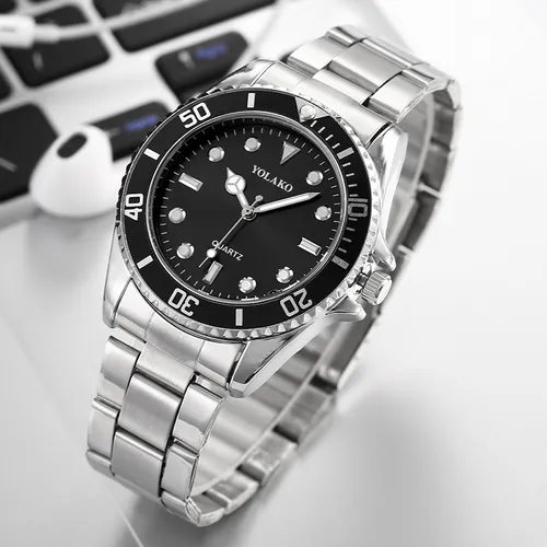Reloj De Hombre Rojo Moda Cuarzo Verde Fantasma