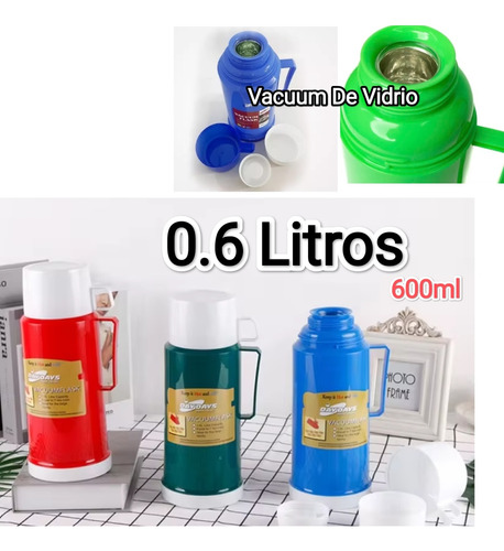 Termo Para Cafe Agua Caliente 450ml (vidrio) 