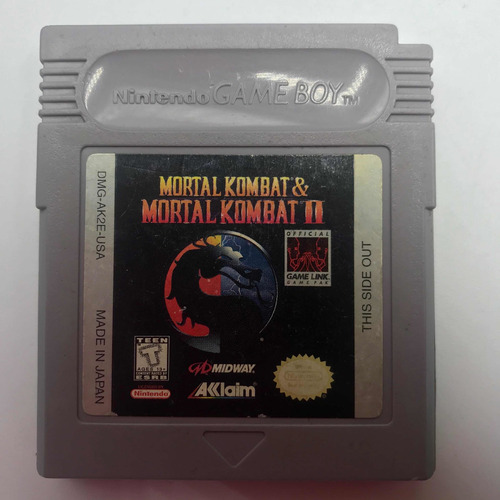 Mortal Kombat & Mortal Kombat Il Juego Original Gameboy