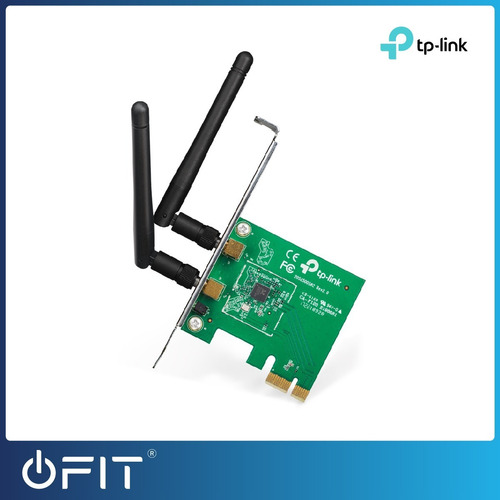 Imagen 3 de 8 de Placa De Red Wifi Tp Link Pci-express 300mbps 2 Antenas
