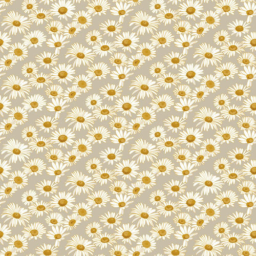 Novogratz X Tempaper Greige Daisies Papel Tapiz Extrable Par