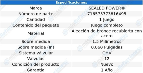 Jgo Metales Biela 1.5 1110 71 Al 73 Sealed Power