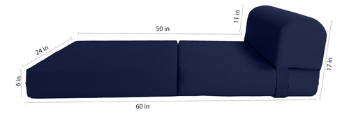 Silla Plegable De Espuma Sofá De Estudio Colchón 15 X 61 X 1