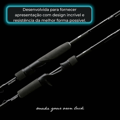 Vara 13 Fishing Defy Black 581 (1,73m) 12-20lb P/ Carretilha