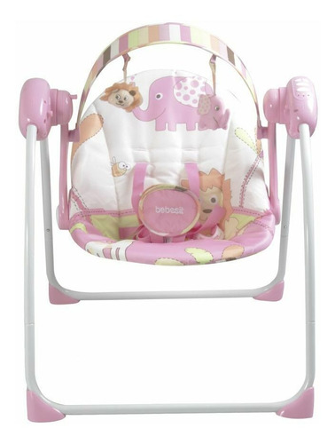 Imagen 1 de 4 de Silla mecedora para bebé Bebesit Mimo eléctrica 8515 rosa