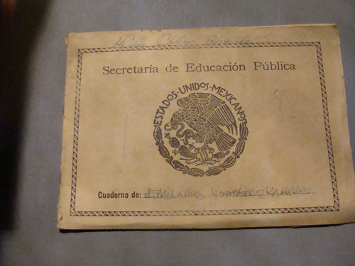 Libro Cuaderno Viejito De La Secretaria De Educacion Publica