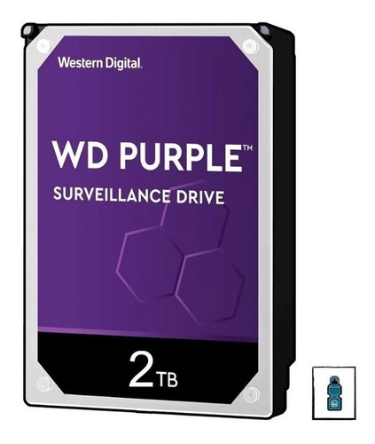 Hd 2 Tera Sata Cftv Purple Western Digital Intelbras Top