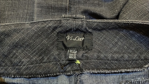 Pantalón Capri Para Mujer T 30 Mex Vi Line Algodón Jaspeado