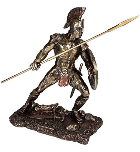 Aquiles Vs Héctor Batalla De Troya Estatua De La Mitología G