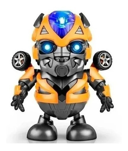 Boneco Robô Dançarino Brinquedo Menino Transformes Bumblebee