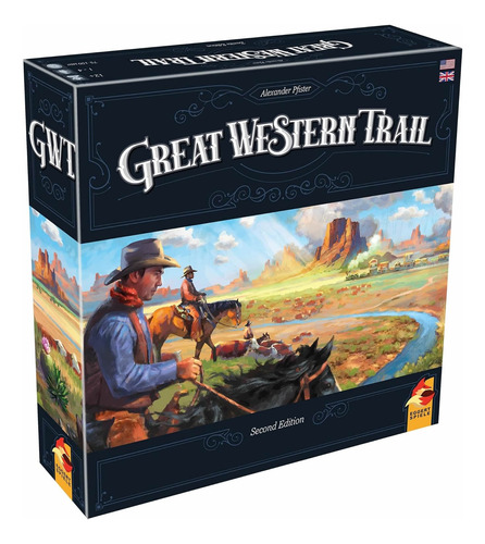 Great Western Trail Segunda Edición Juego De Mesa Vaqueros