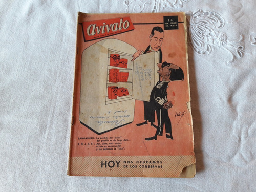 Avivato Nº 140 6 De Agosto De 1956 - Dibujo De Portada Flax