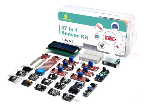 Keyestudio Kit De Sensores 37 En 1 Para Arduino Con Tutorial