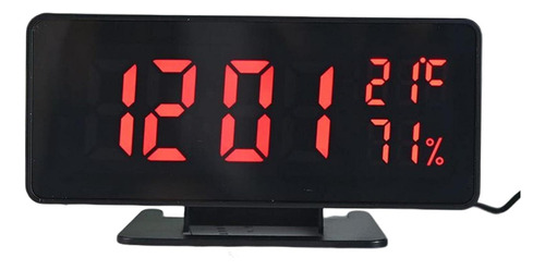 Reloj De Pared Digital Grande Con Temperatura Interior