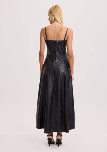 Vestido Midi Com Aplicações Amarante