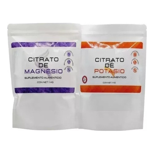 Citrato De Magnesio + Citrato De Potasio Promo 500gr