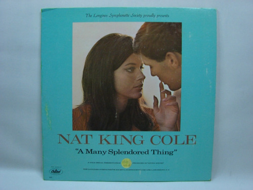 Vinilo Nat King Cole A Many Splendored Thing Usa 1965 Ed