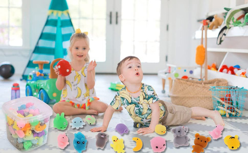 72 Juguetes Mochi Squishy, Animales Kawaii Squishy Para