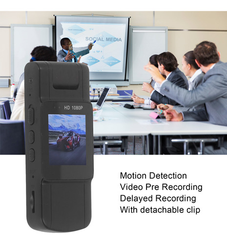 Cámara De Grabación De Vídeo Portátil Wifi 1080p Con Detecci