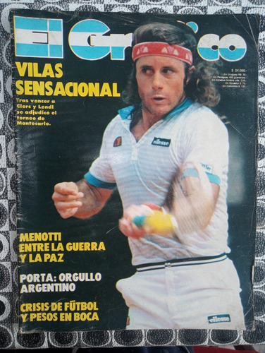 El Grafico 3262 13/4/1982 Vilas Sensacional Menotti Porta