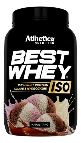 Whey Protein Iso Napolitano Best Atlhetica Nutrition 900g