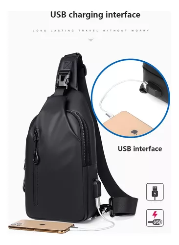 Pechera Mochila Morral Hombre Impermeable De Nilón