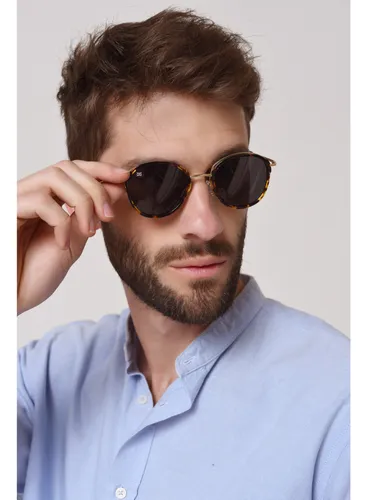 Lentes De Sol Belvedere Marron York Eyewear Yk1276sc249