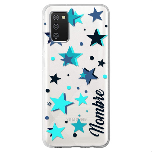 Funda Para Galaxy Estrellas Personalizada Con Tu Nombre