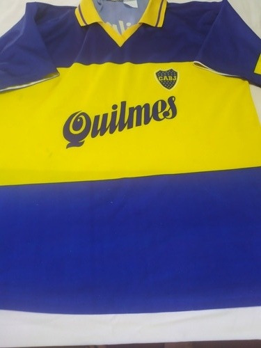 Camiseta De Fútbol De Boca Juniors Argentina Usada Xl 