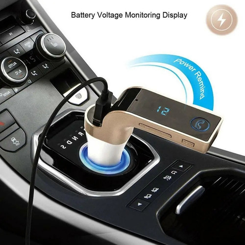 Transmisor Adaptador Usb Bluetooth Para Coche Fm Mp3 (cobre)