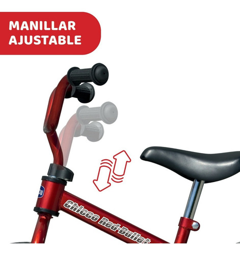 Bicca Chicco First Balance Red Bullet 17161 Cor vermelha