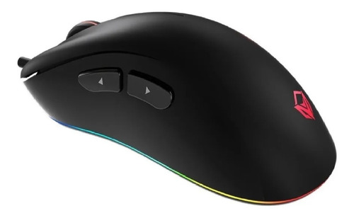 Imagen 1 de 9 de Mouse Gamer Meetion Gm19 Dpi 6400 Con Luz Rgb Negro Pc Ps4