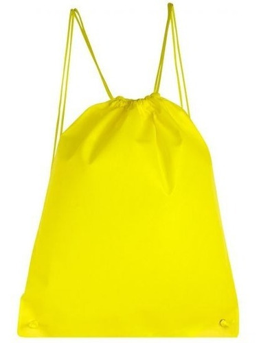 10 Morral Ecologico Bolsa Mochila Sublimar Promocional Color Color Amarillo